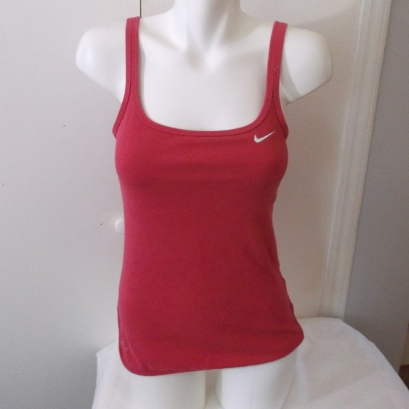 Nike Tops - Nike Dri Fit Athletic Sport Pink Tank Top M